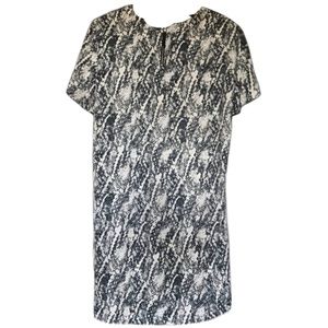 MNG by Mango- Snakeskin Shift Dress